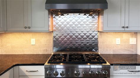 metal sheet for behind stove|How to Install Stainless Steel Backsplash Behind Stove.